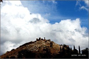 The ruins of Aracena castle