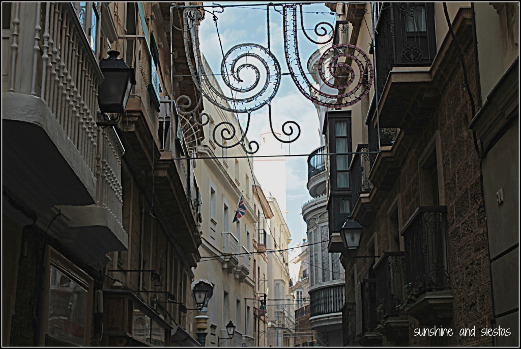 Streets of Cádiz old town