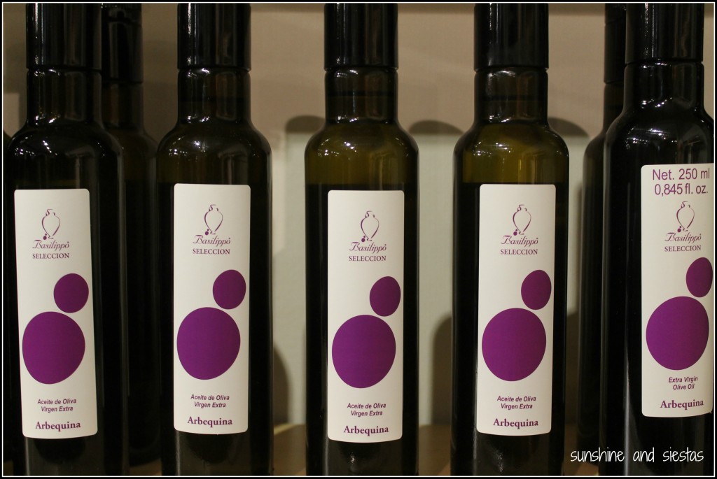 Arbequina olive oil from Andalucía