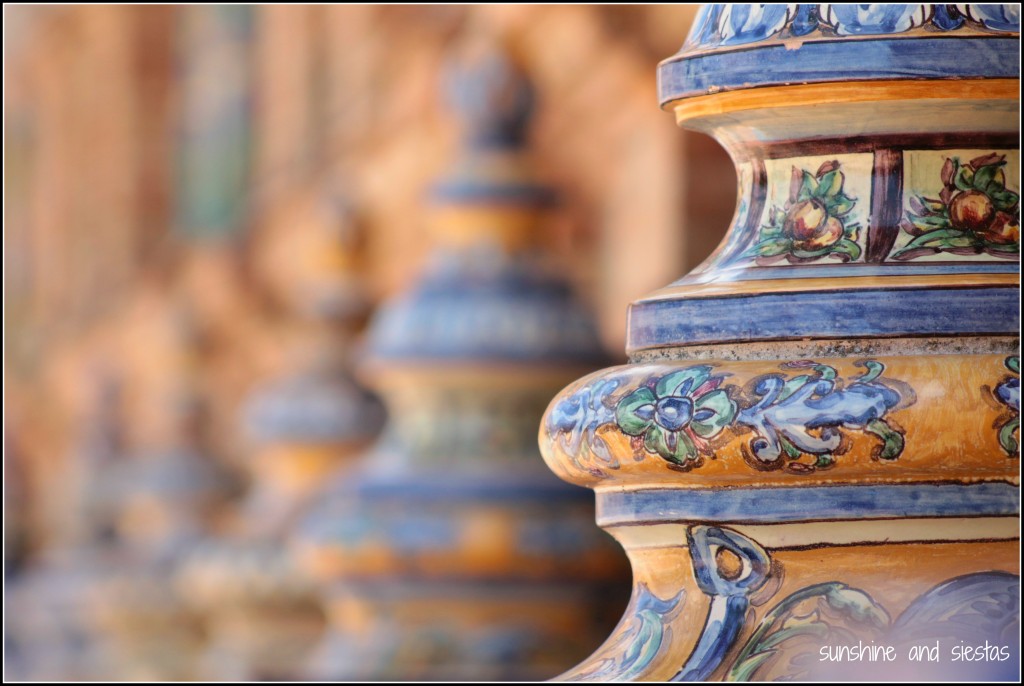 ceramics at Plaza de España Seville Spain