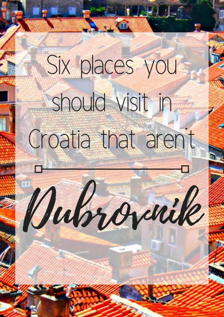 Desinations in Croatia Dubrovnik
